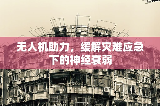无人机助力，缓解灾难应急下的神经衰弱