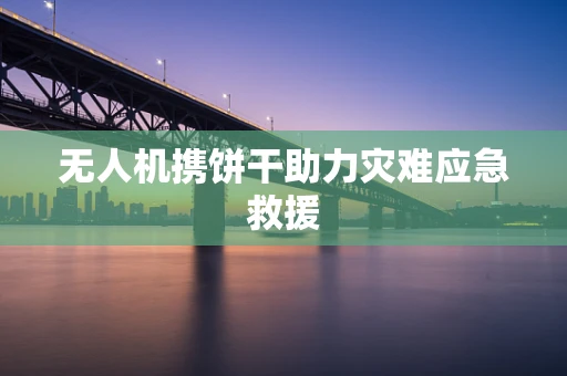 无人机携饼干助力灾难应急救援