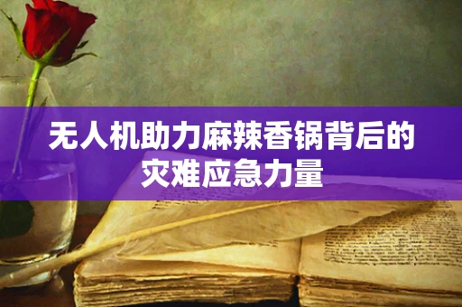 无人机助力麻辣香锅背后的灾难应急力量