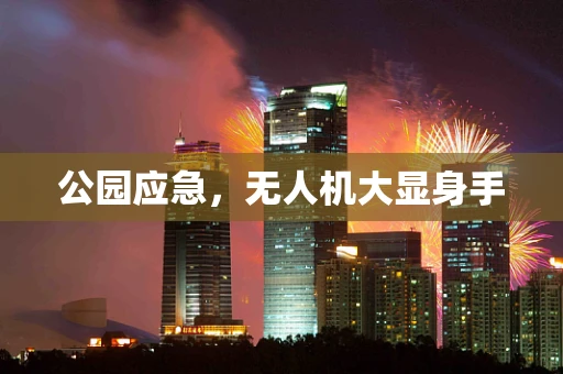 公园应急，无人机大显身手