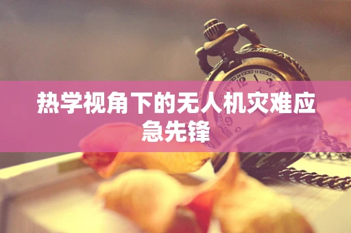 热学视角下的无人机灾难应急先锋