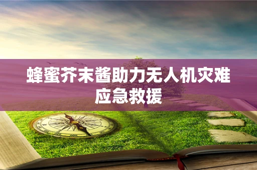 蜂蜜芥末酱助力无人机灾难应急救援