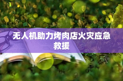 无人机助力烤肉店火灾应急救援