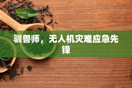 驯兽师，无人机灾难应急先锋