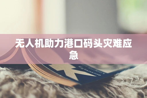 无人机助力港口码头灾难应急