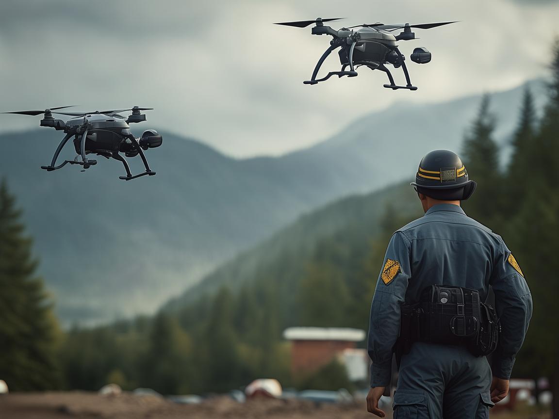 狱警携手无人机，筑牢灾难应急防线