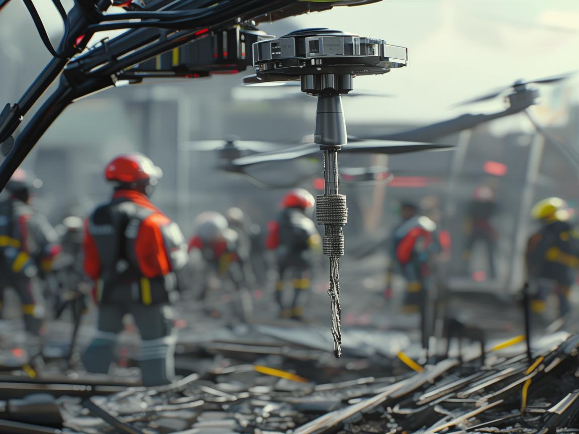 胸针针体，无人机灾难应急新力量