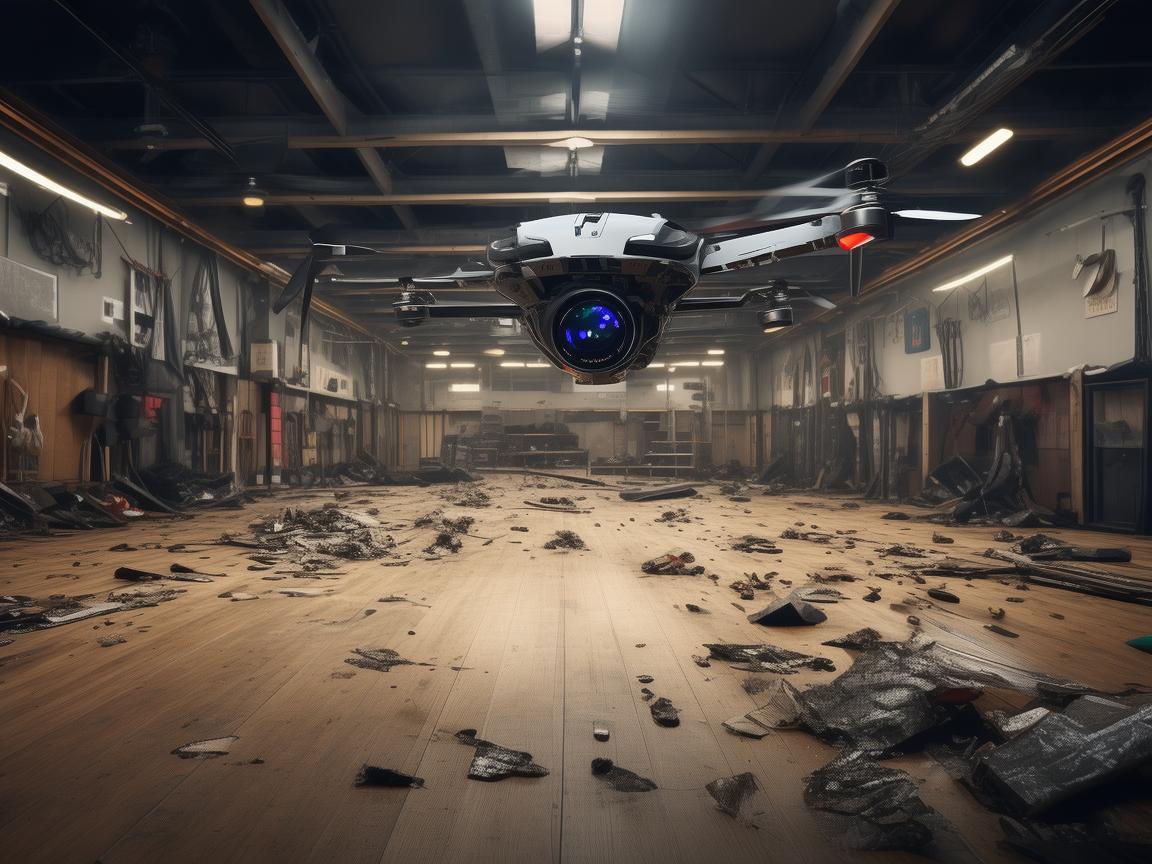 无人机助力武术馆灾难应急救援