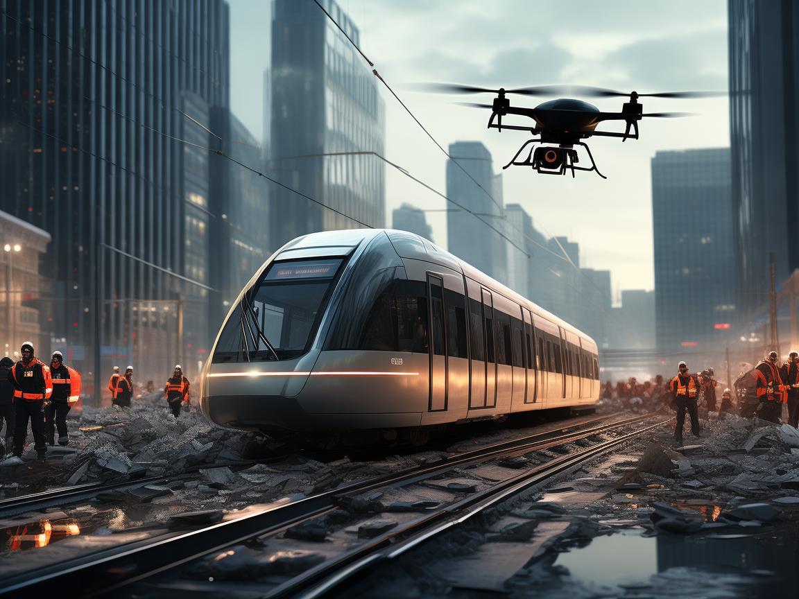 无人机助力无轨电车灾难应急救援