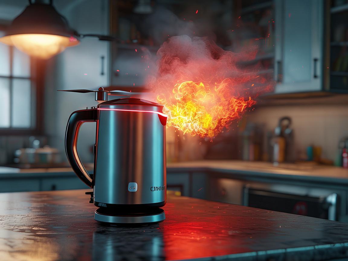 电水壶引发灾难?无人机应急显身手