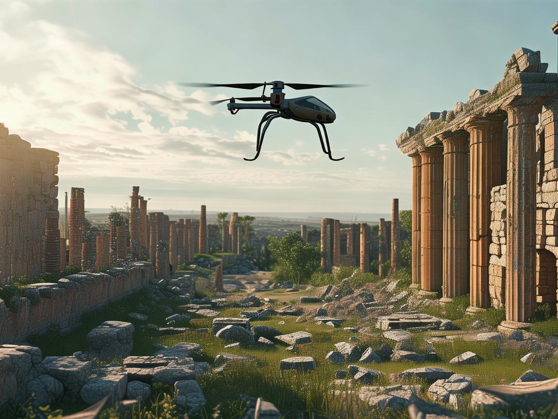 无人机助力名胜古迹灾难应急 无人机助力名胜古迹灾难应急