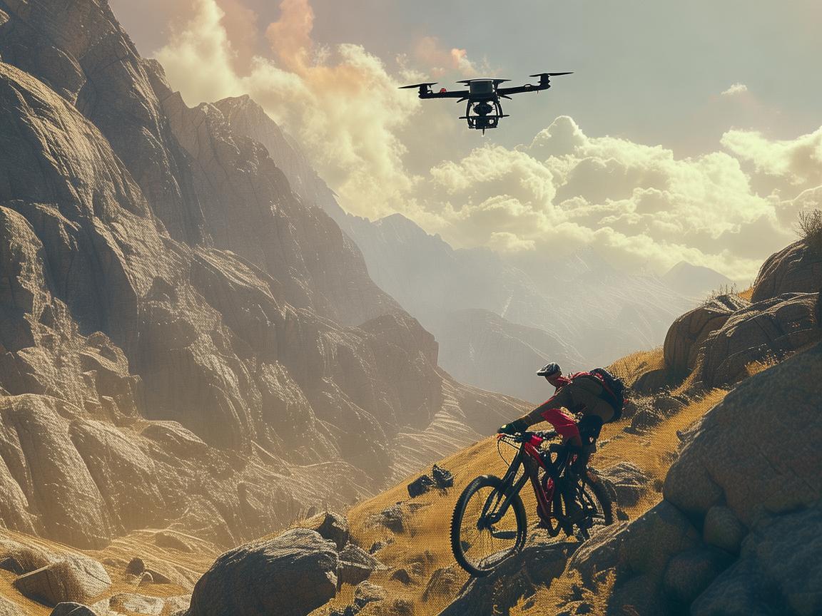 无人机助力山地车灾难应急救援