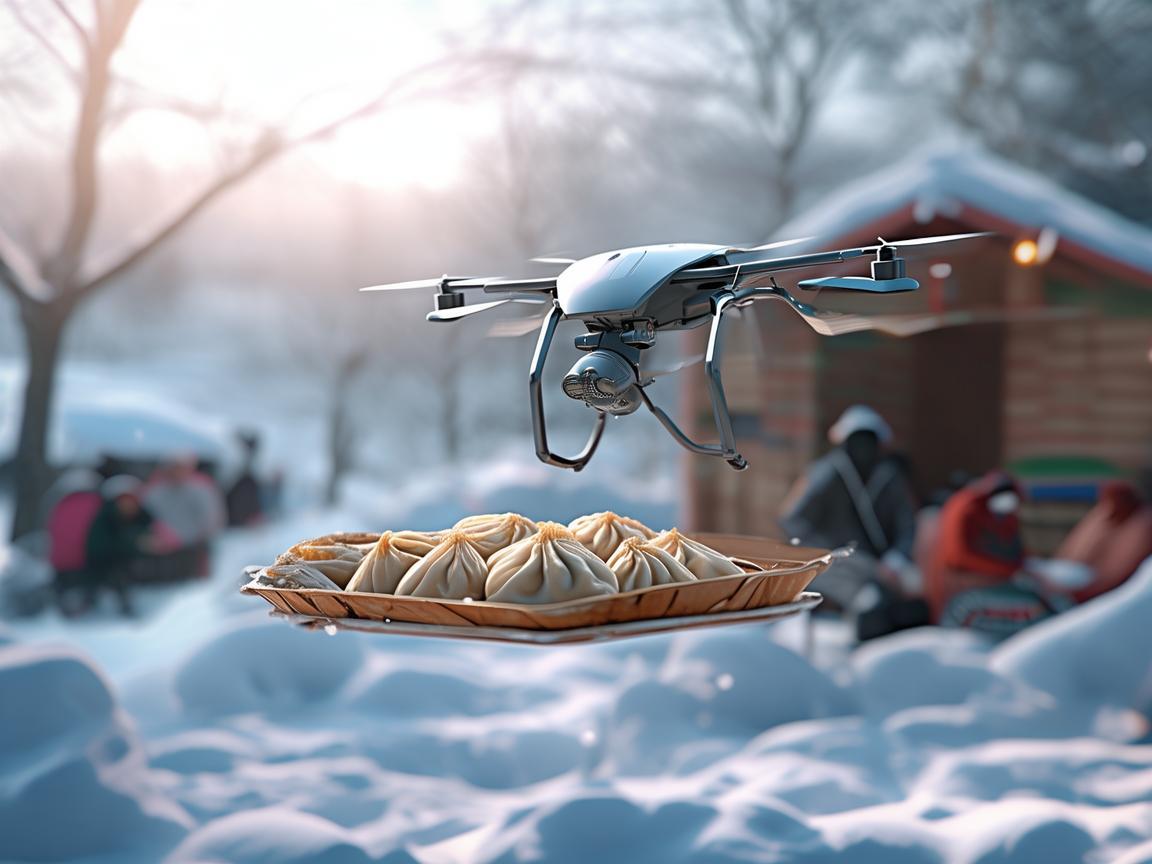 无人机助力，饺子传递灾难应急温情