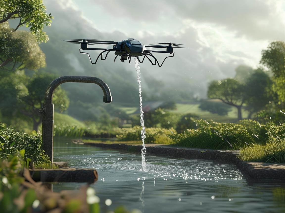 无人机助力，水龙头下的灾难应急新力量