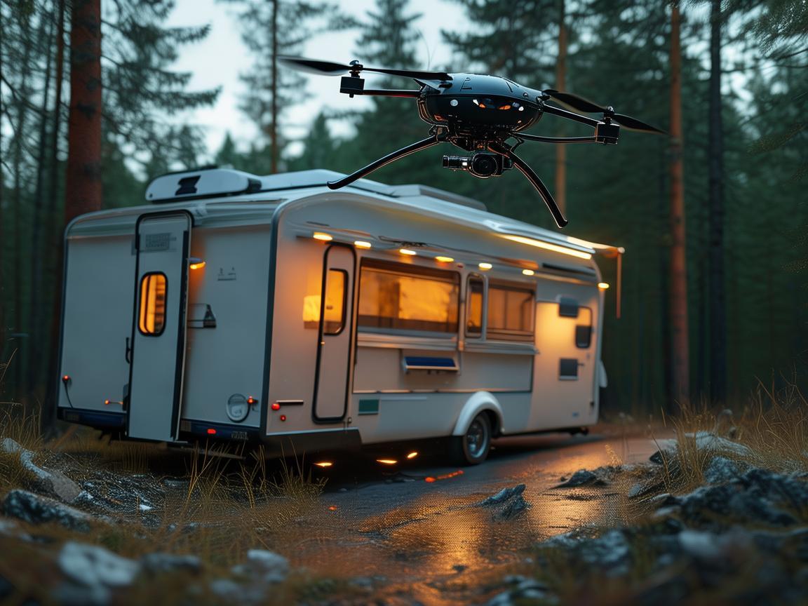 宿营车助力无人机灾难应急救援