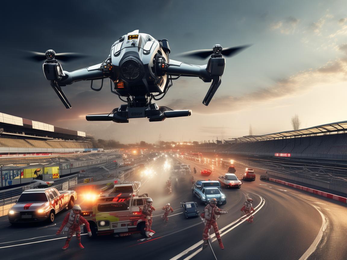 无人机助力赛车场灾难应急