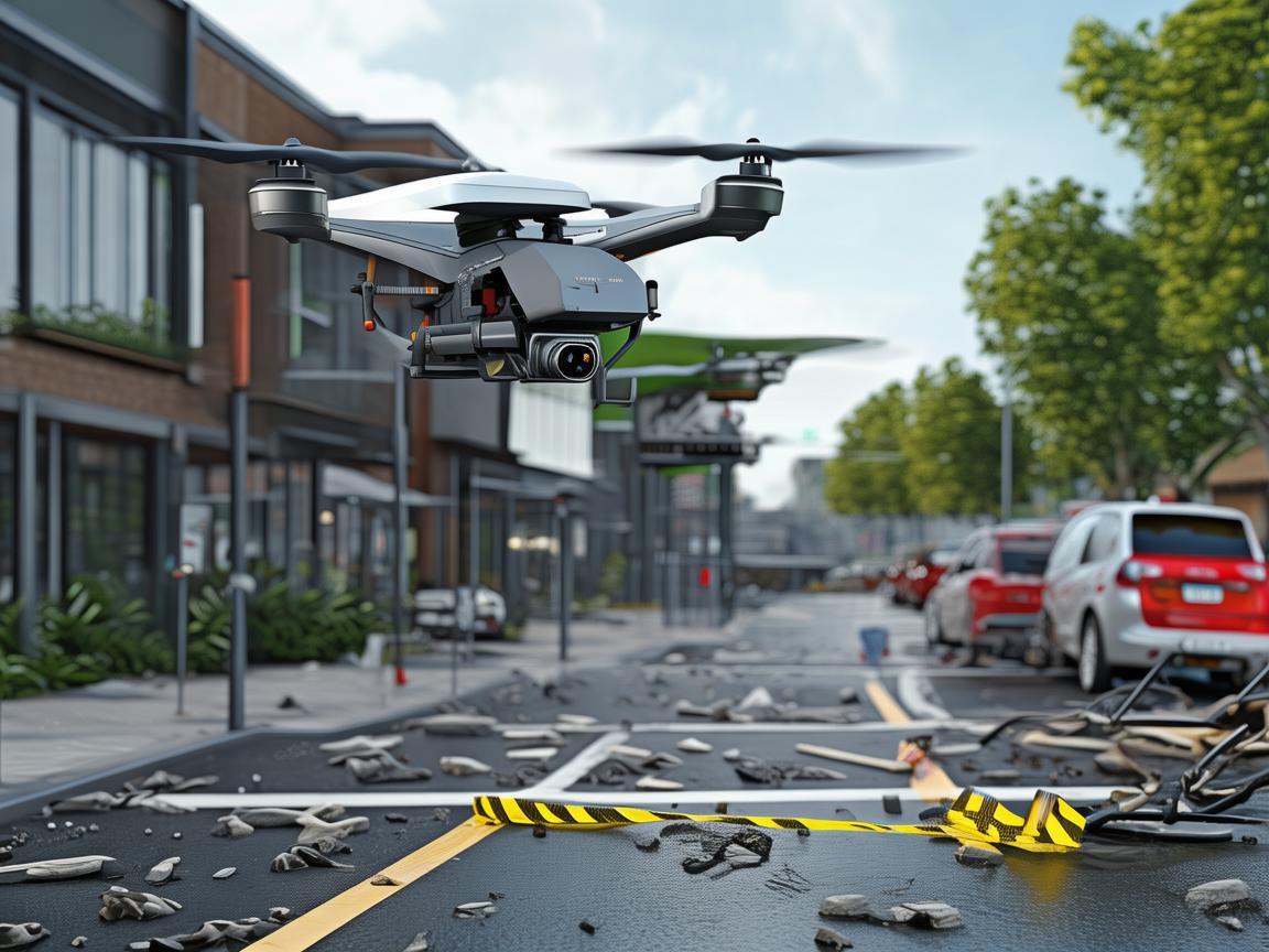 无人机助力共享汽车租赁点灾难应急