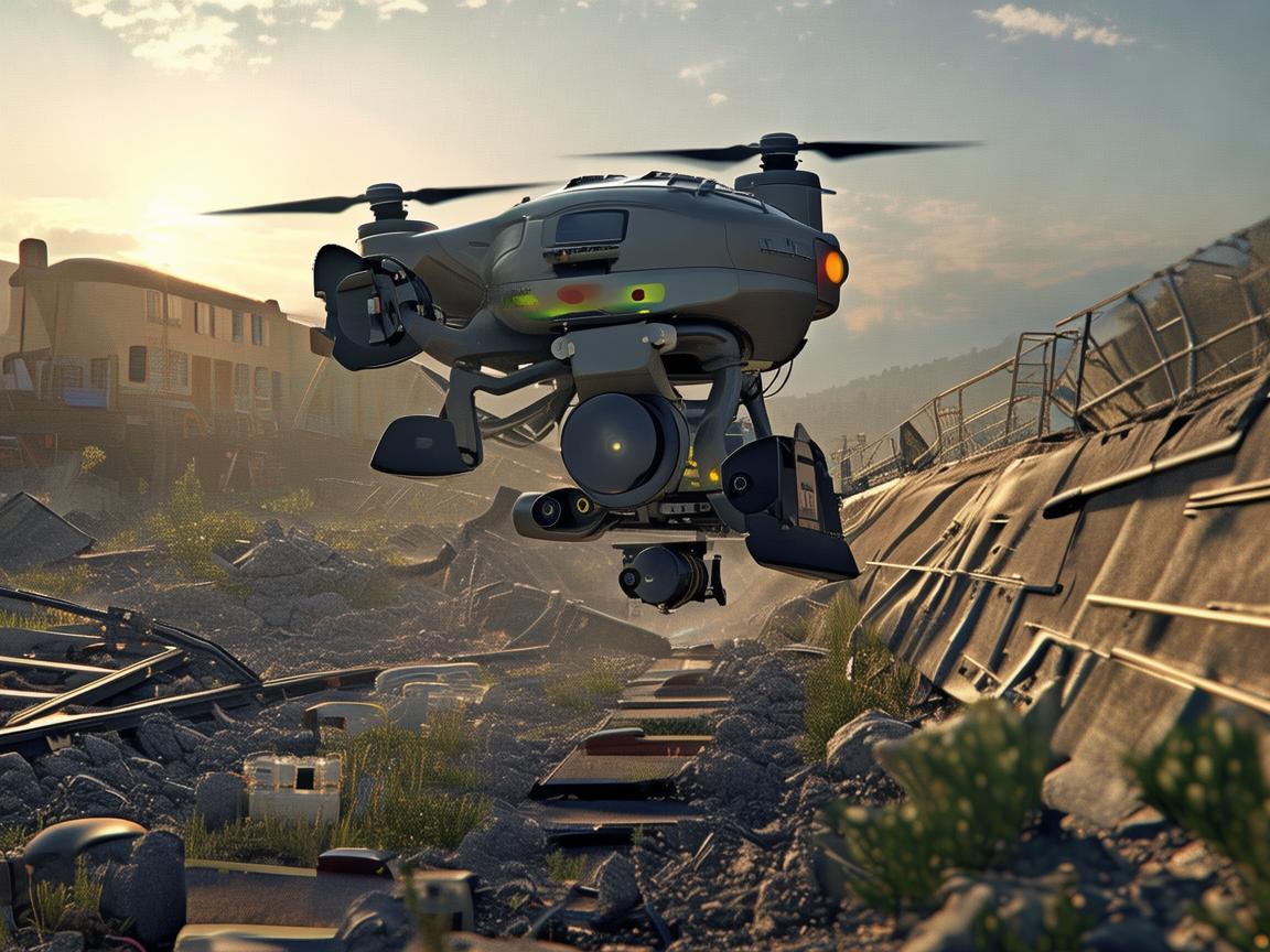 无人机助力高速列车灾难应急救援