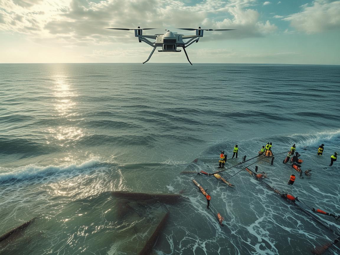 无人机助力舟山灾难应急救援