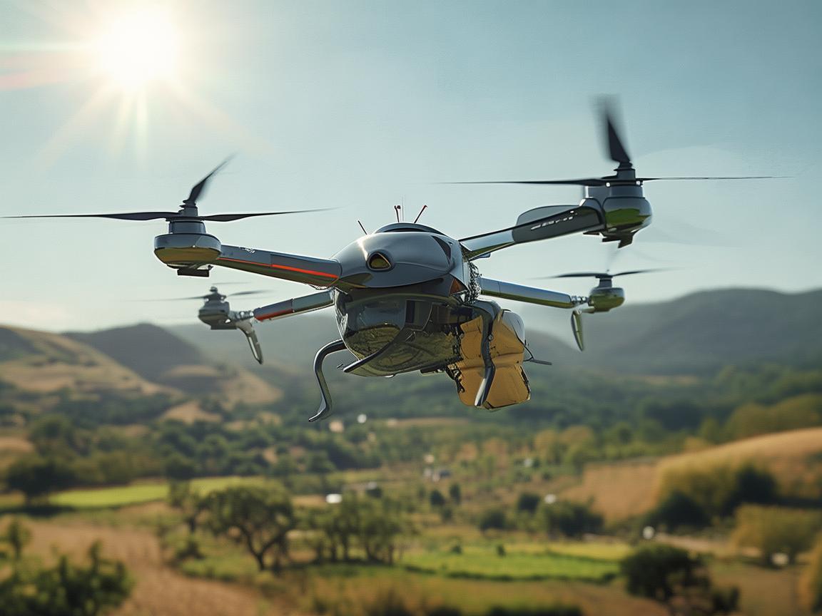 无人机助力咽炎灾难应急救援