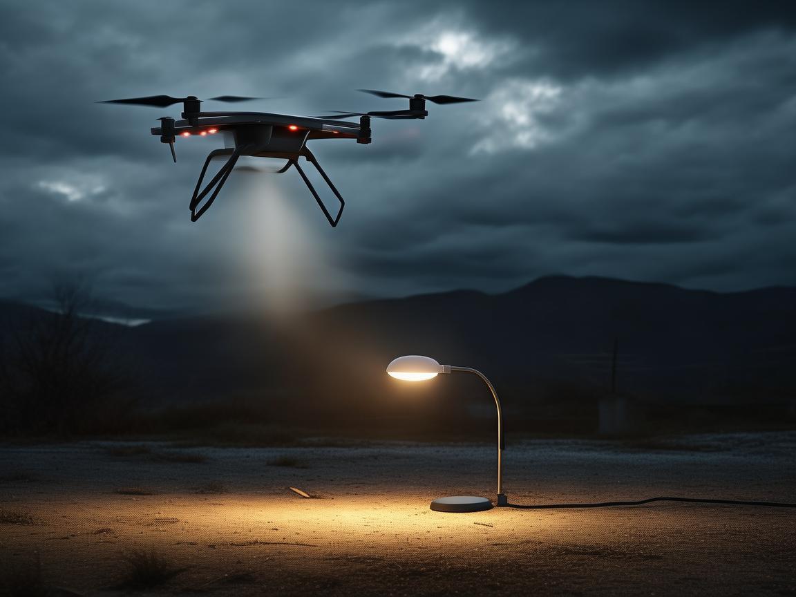 无人机携手台灯点亮灾难应急之光