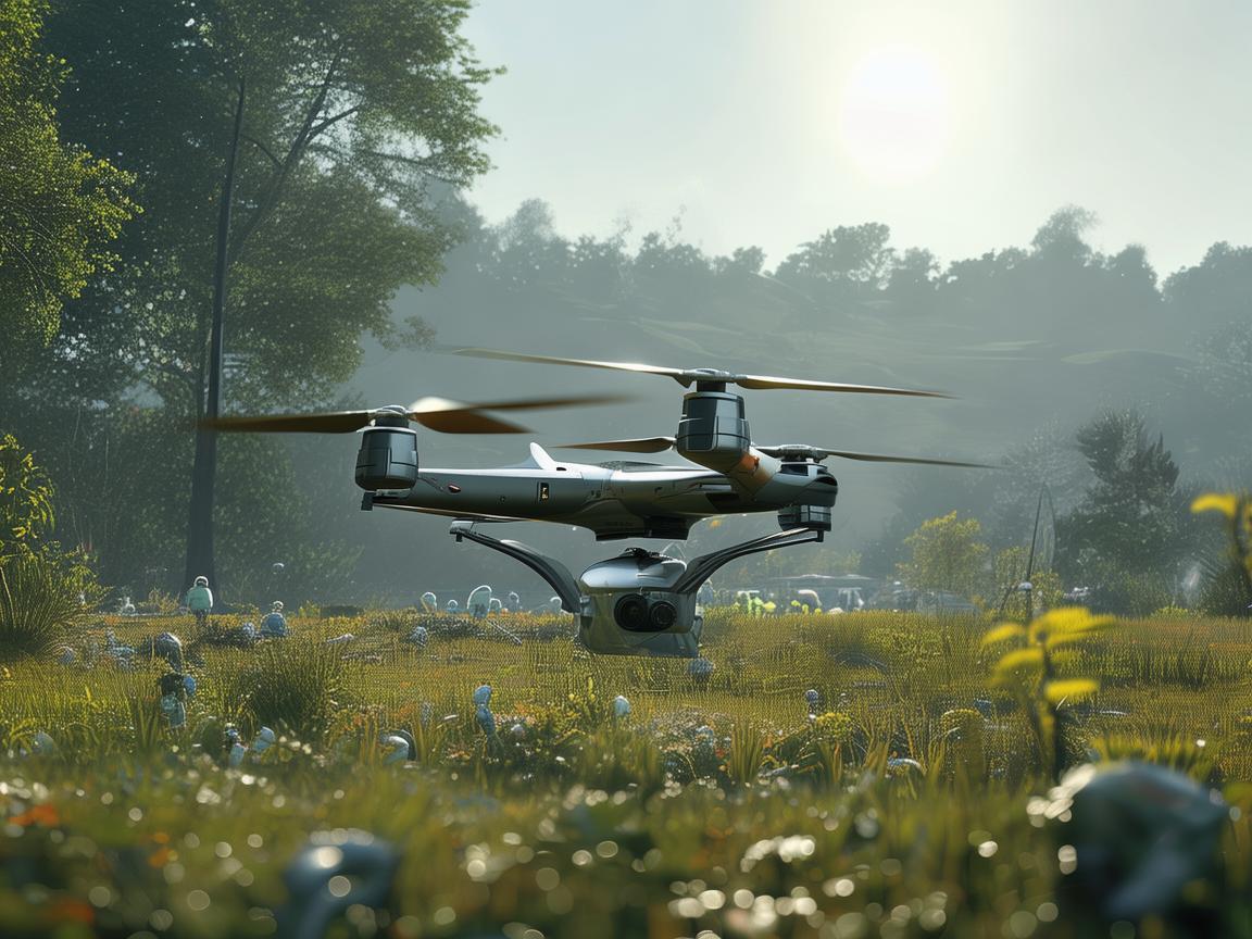 无人机助力湿疹灾难应急救援