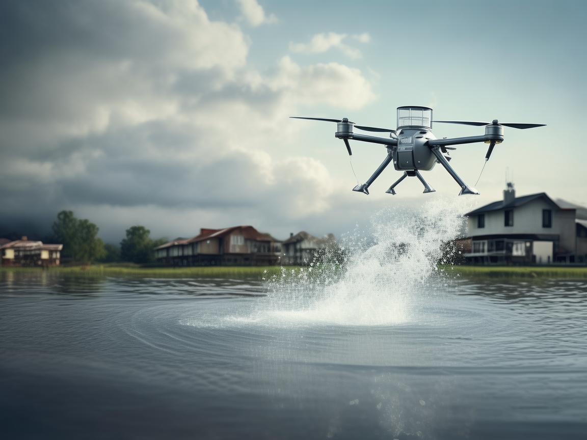 无人机巧用洗衣粉助力灾难应急