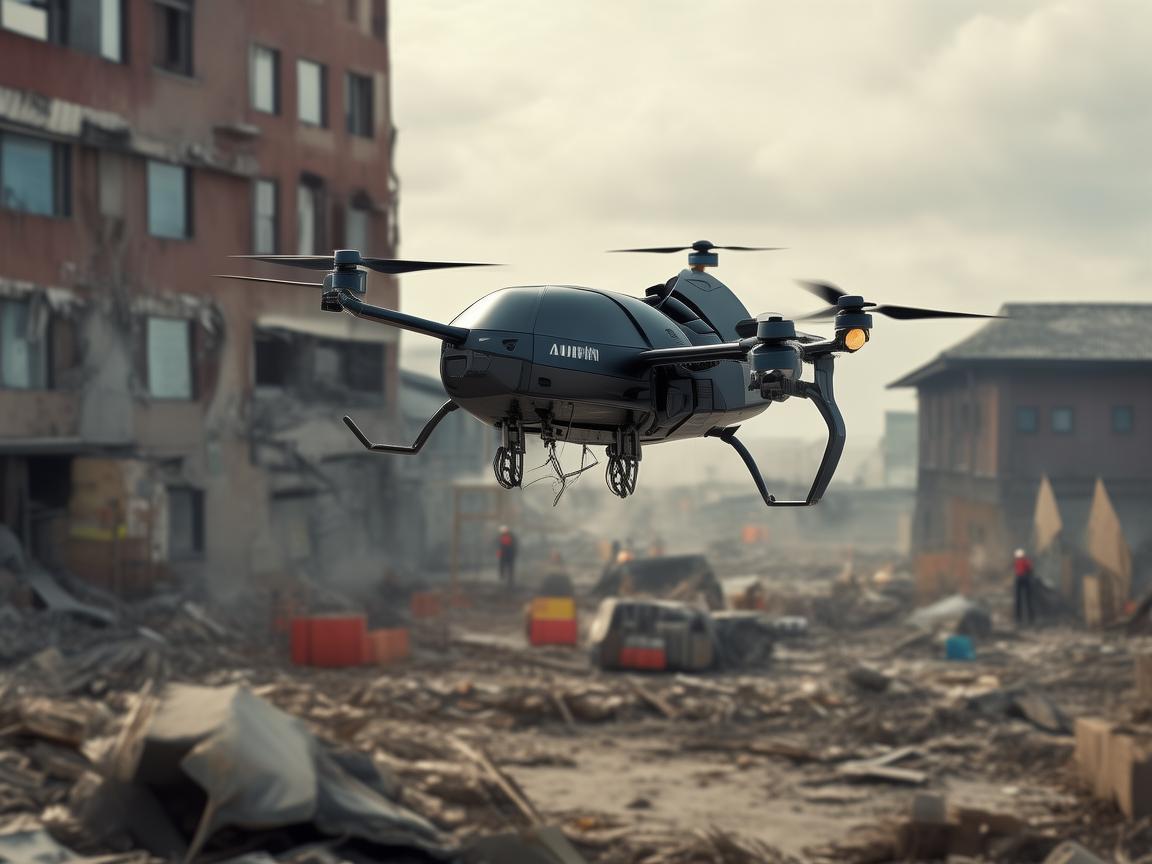 无人机夹子，灾难应急新力量